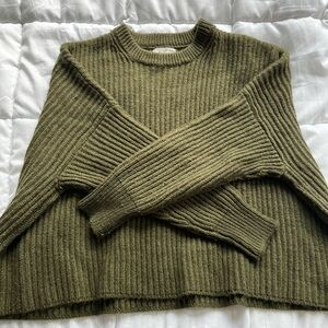 Green Knitted Sweater